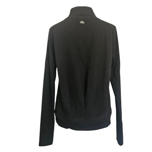 Alo Yoga Clarity Sweatshirt Women's Small Black Pullover Turtleneck Athleisure - Picture 4 of 13